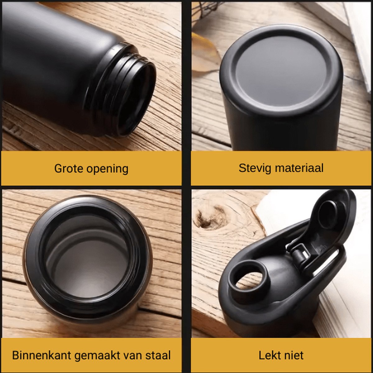 Roestvrijstalen Waterfles 600ml – Duurzaam, Lekvrij & Stijlvol