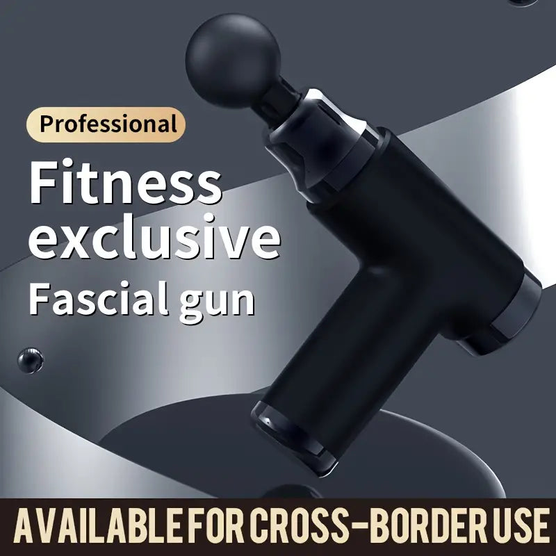 Mini Massage Gun – Draadloos Massagepistool voor Diepe Spiermassage & Sneller Herstel | 4 Opzetstukken-4