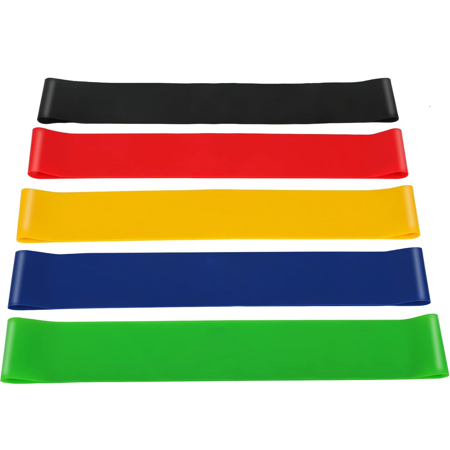 Weerstandsbanden Set 5 Stuks – Mini Booty Bands voor Billen, Benen & Krachttraining | 5 Niveaus-0